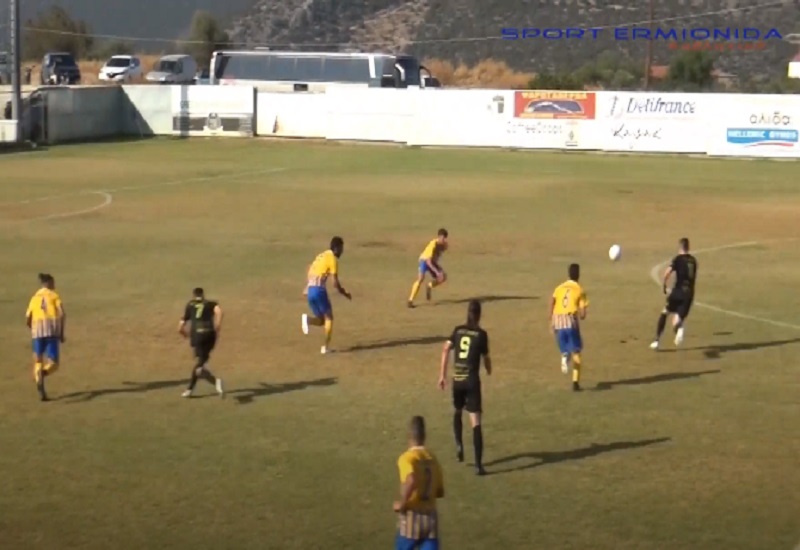 Ερμιονίδα-Άγιος Ιερόθεος 2-2: Video με τα γκολ