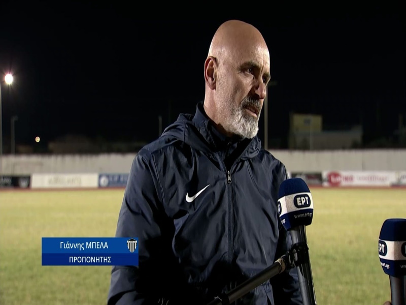 Super League 2: Ευχαριστημένος από την προσπάθεια των παικτών της Καλαμάτας έμεινε ο Μπελά