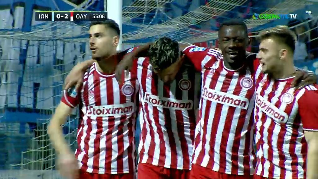 Super League: Με τριάρα πέρασε ο Ολυμπιακός από τη Νίκαια – Βίντεο