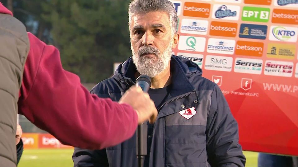Super League 2: «Πολύ τυχερή η Βέροια» ανέφερε ο Διγκόζης