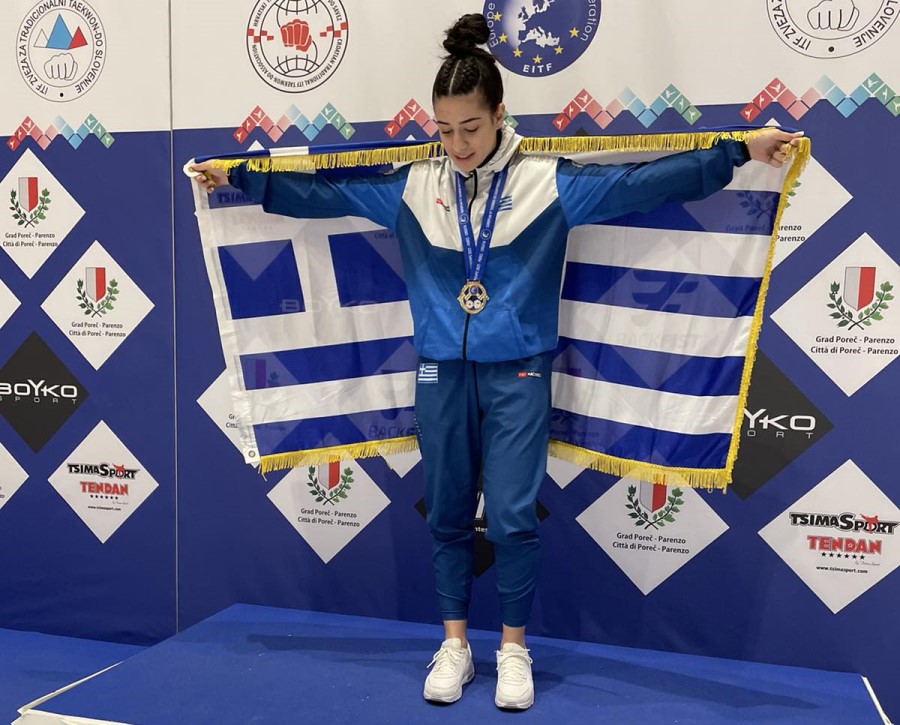 Χαράς ευαγγέλια για Αργύρη Λίβα! – Χρυσό στο Τάε Κβον Ντο η κόρη του Βασιλική στο Πόρεκ της Κροατίας