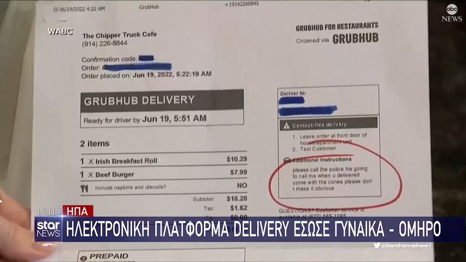 Ηλεκτρονική πλατφόρμα delivery έσωσε γυναίκα – όμηρο
