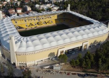 OPAP Arena: «Μαγεύει» το νέο γήπεδο της ΑΕΚ από ψηλά!