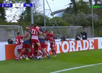 Επικοί οι νέοι του Ολυμπιακού, 3-0 τη Μίλαν και κατέκτησαν το Youth League – Δείτε τα γκολ