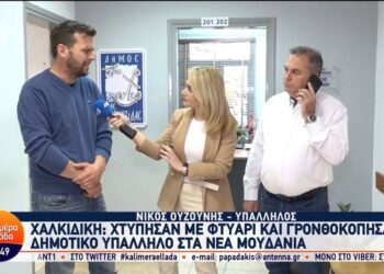Χτύπησαν με φτυάρι και γρονθοκόπησαν δημοτικό υπάλληλο στα Νέα Μουδανιά – Βίντεο