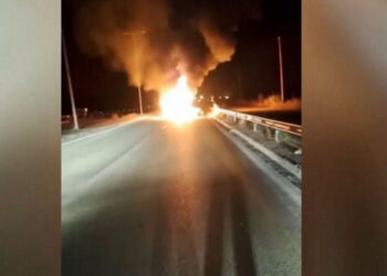 Φρικτό τροχαίο στη Λάρισα: 27χρονος ποδοσφαιριστής κάηκε ζωντανός μέσα στο αυτοκίνητo – Βίντεο