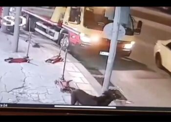 Η στιγμή της φονικής παράσυρσης της 12χρονης στου Ρέντη – Βίντεο